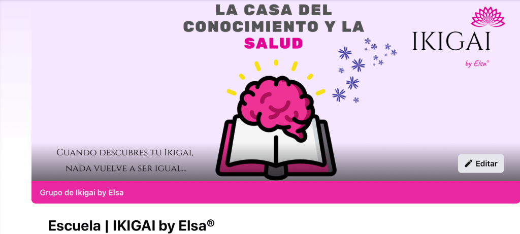 Grupo Privado Facebook IKIGAI by Elsa